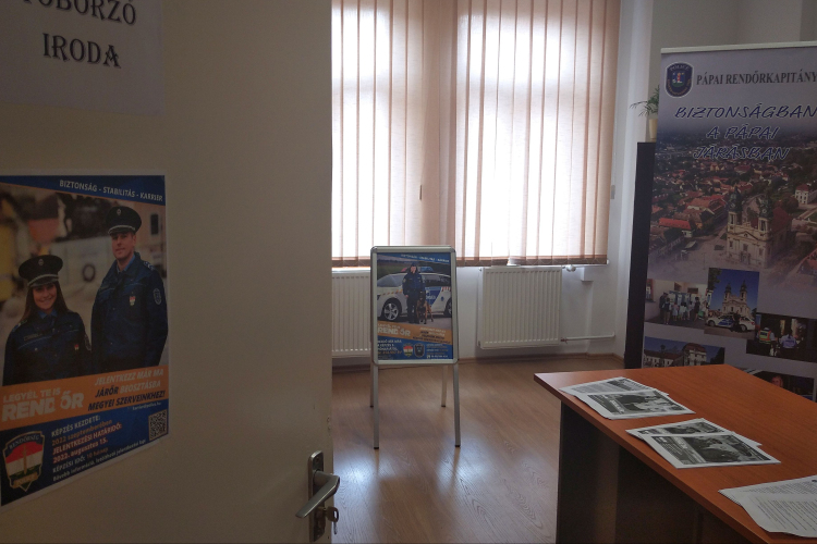 Rendőrségi toborzó iroda nyílt Pápán