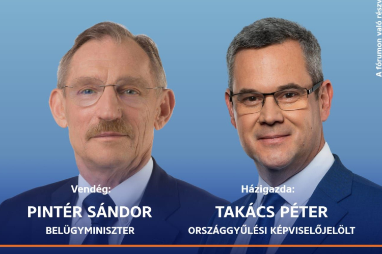 Pintér Sándor lesz Takács Péter vendége Pápán