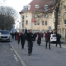 Ostormenet Pápa belvárosában, szilveszter napján