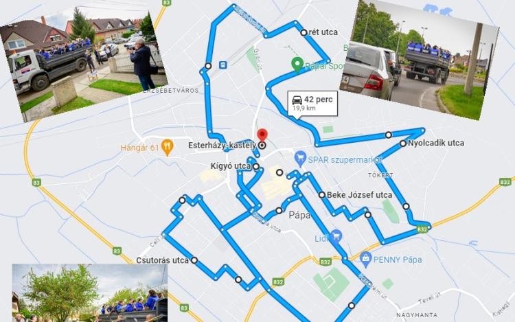 Május elsején a pápai fúvósok ébresztik a várost, mutatjuk, hol találkozhat velük