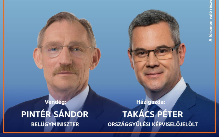 Pintér Sándor lesz Takács Péter vendége Pápán