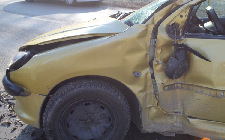 Öt baleset történt az elmúlt héten