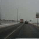 Hófúvás Pápa környékén