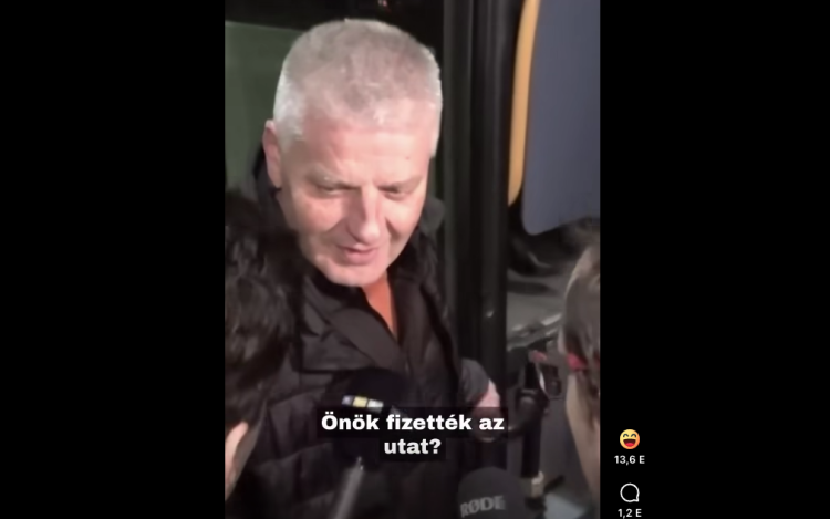 Magyar Péter: Szervezetten buszoztatják a résztvevőket Orbán Viktor országjárásának helyszíneire