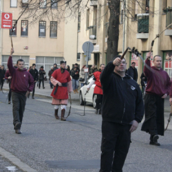 Ostormenet Pápa belvárosában, szilveszter napján
