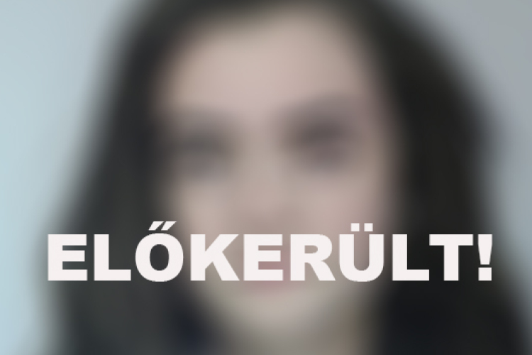 Előkerült a szombaton eltűnt pápai lány