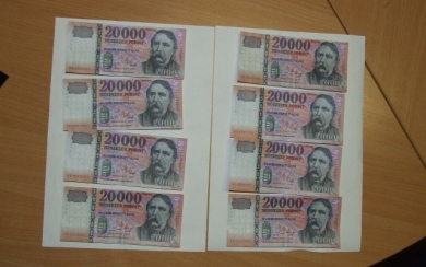 Pénzhamisítót fogtak a pápai rendőrök!