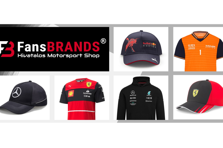 Eredeti Forma 1 termékek rendelhetőek a FansBRANDS.hu webshopból