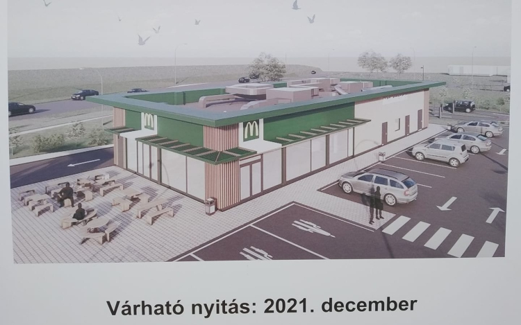 Ilyen lesz a pápai McDonald's