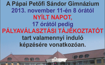 Nyílt nap a Petőfiben