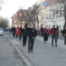 Ostormenet Pápa belvárosában, szilveszter napján