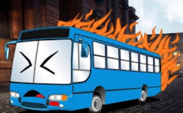 Kigyulladt egy autóbusz motortere a Celli úton 