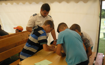 Közlekedési vetélkedő a polgárőr napon