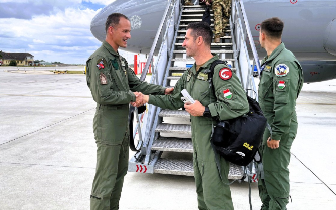 Pápai katonák is részt vesznek a baltikum légterének védelmében