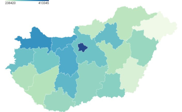 Megyénkben 50 ezer forinttal keresünk kevesebbet átlagban, mint Győr-Moson-Sopronban