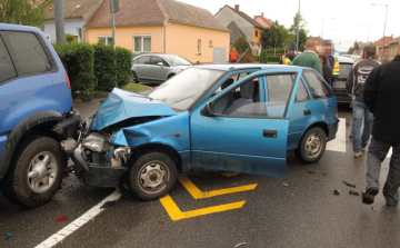 Kilenc közlekedési baleset történt a város területén