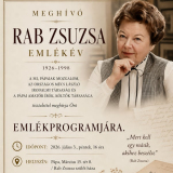 Megemlékezés Rab Zsuzsáról