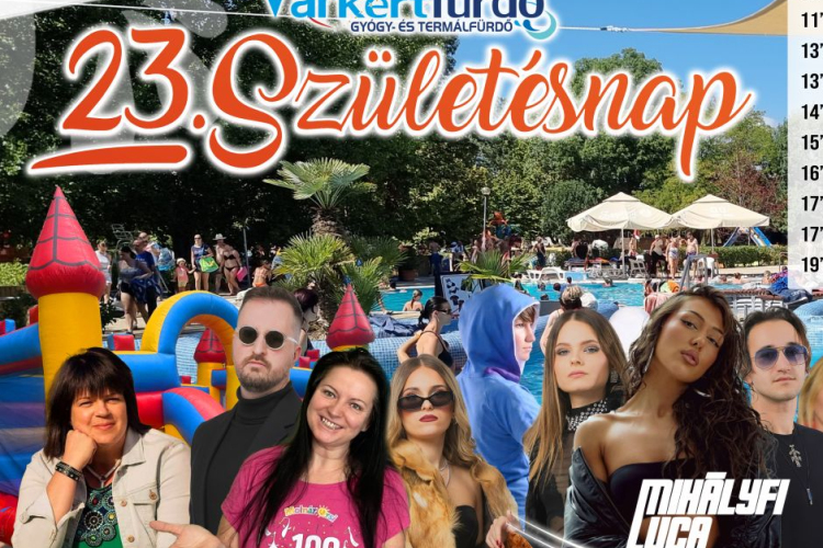 Pápai Várkertfürdő - 23. Születésnap