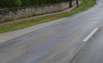 Kifolyt gázolaj okozta a balesetet