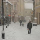 40 cm hó Pápán - 2013