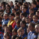 Zene Világnapja - Az Erkel iskolások éneklése a városban