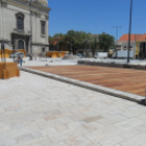 Utolsó simítások a pápai Fő téren