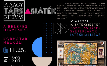 Társasjáték kedvelők figyelem! Szuper program vár rátok szombaton!