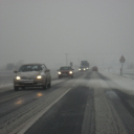 Hófúvás Pápa környékén