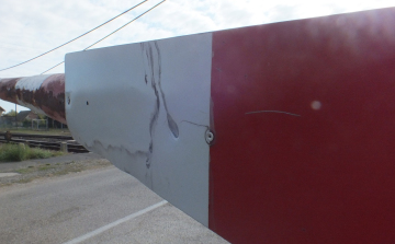 Sorompónak ütközött a nő, eljárás indult ellene