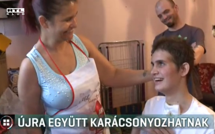 A baleset óta most karácsonyozhatott először otthon a  várpalotai hintabaleset súlyos sérültje