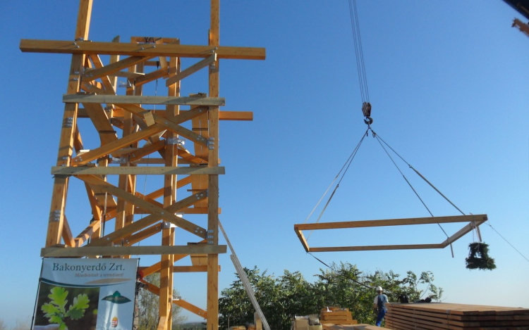 Hamarosan elkészül az öreghegyi kilátó