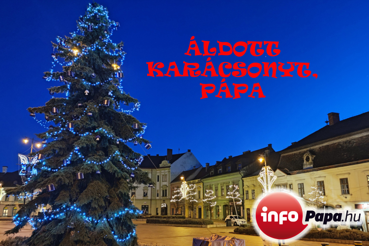 Békés, boldog karácsonyt, Pápa!