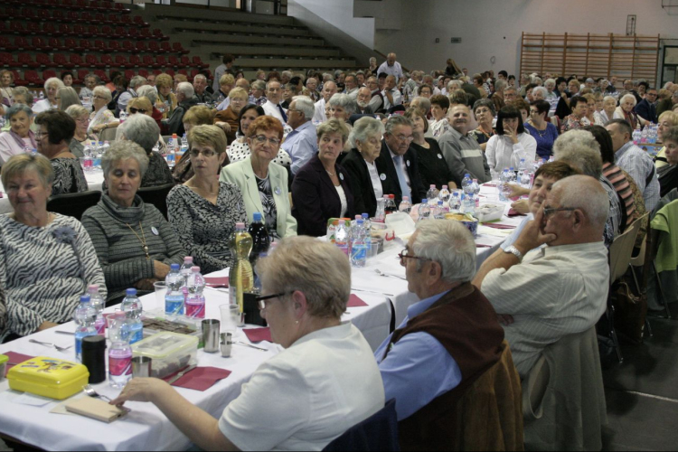 600 pápai szépkorú gyűlt össze az Idősek Világnapján