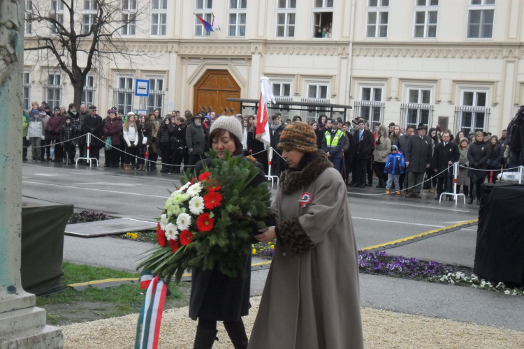 Megemlékezés 2016 március 15-én - Pápa