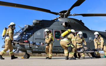 Vészhelyzet a pápai légibázison