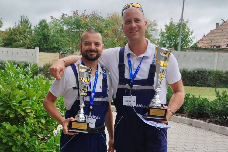 Második lett az országos versenyen a pápai baleseti helyszínelő