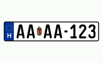 Jövőre jön az új típusú rendszám