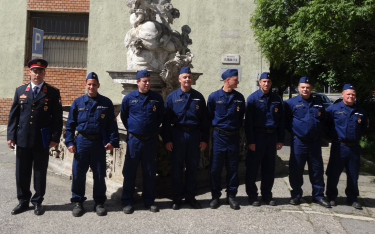 Veszeli Tamás lett az év tűzoltója Pápán