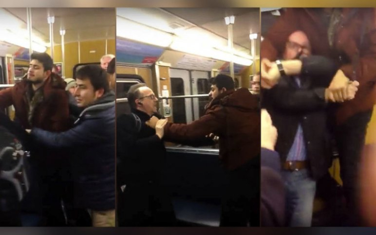 Az idős németek megvédtek egy lányt a migránsoktól, akik rájuk támadtak - Videó