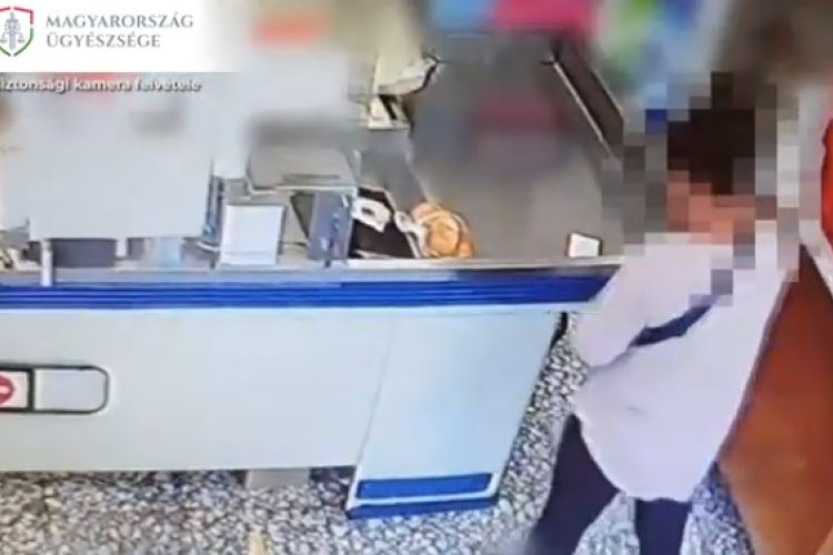Szemfüles tolvajt rögzített a kamera - videóval
