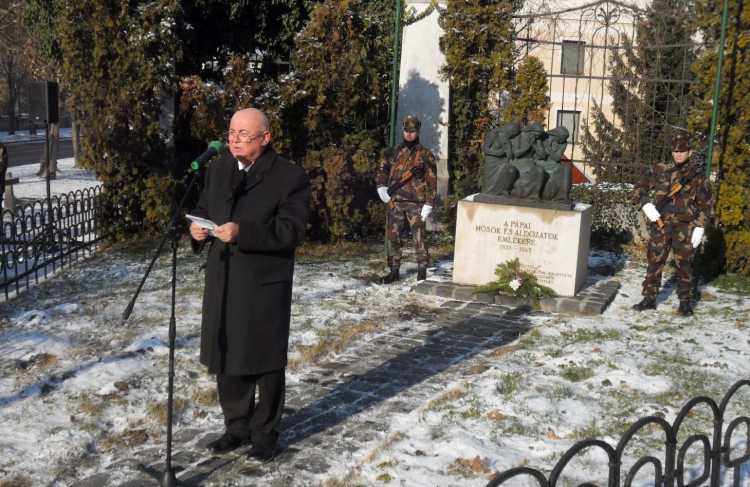 Nem a halálé, hanem az életé az utolsó szó - A doni áttörésre emlékeztek Pápán