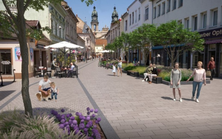 Kossuth utca rekonstrukció: Szerdán kezdődik a kivitelezés!