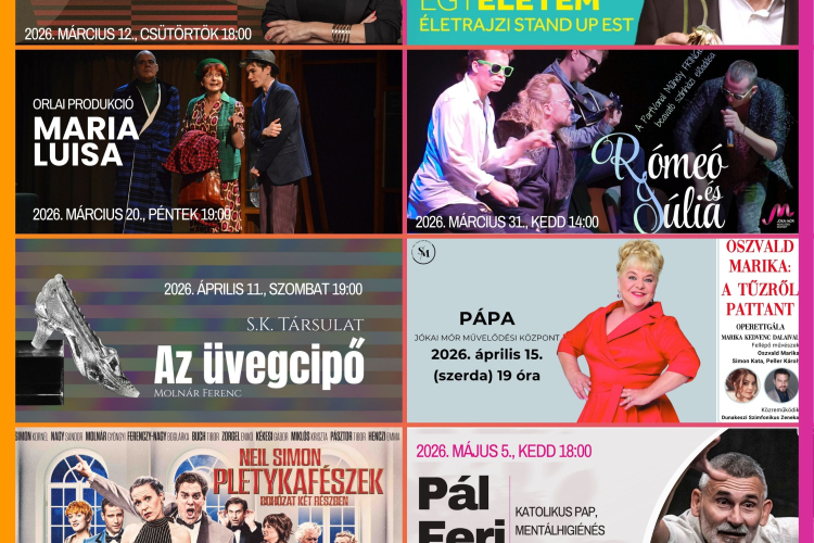 Pápai Programajánló - 2026 Tavasz