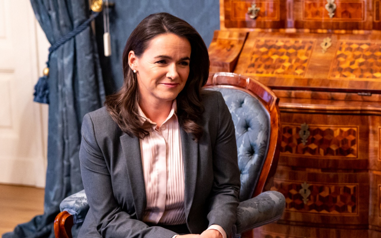 Kijevbe utazott Novák Katalin