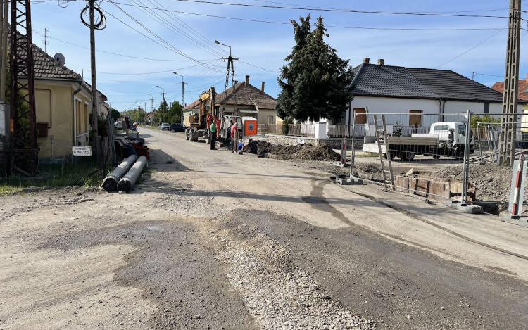 Újabb szakaszát zárják le a Dózsa György utcának
