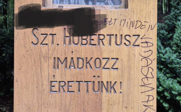 Megrongálták a hubertlaki vadász emlékhelyet