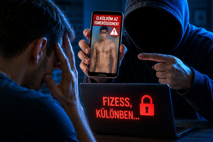 Online társkeresőn küldött képpel zsarolták a Pápa környéki férfit
