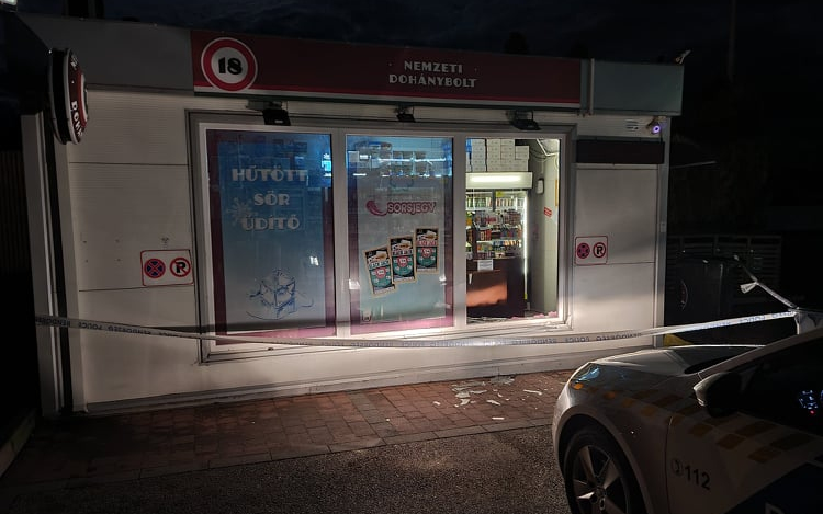 Dohányboltba tört be, néhány percen belül elkapták a pápai rendőrök