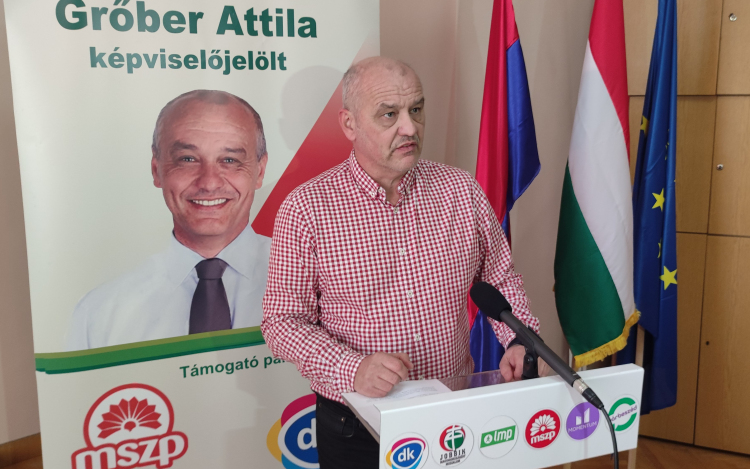 Grőber Attila: Pápán is megkezdődött az aláírásgyűjtés