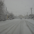 40 cm hó Pápán - 2013